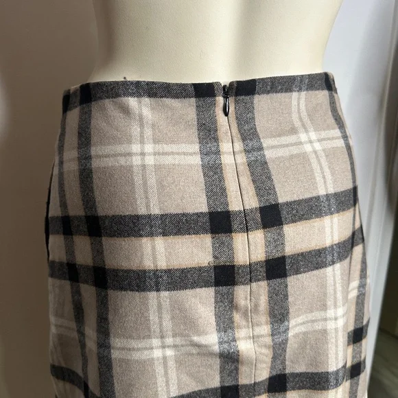 Wilfred Wool Blend Plaid Mini Skirt size 8 - Picture 6 of 13